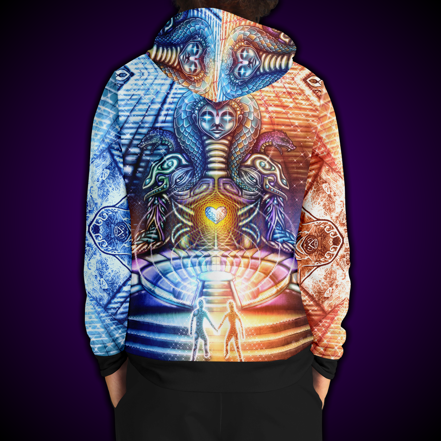 FireMoon FrozenSun | Salvia Droid Hoodie