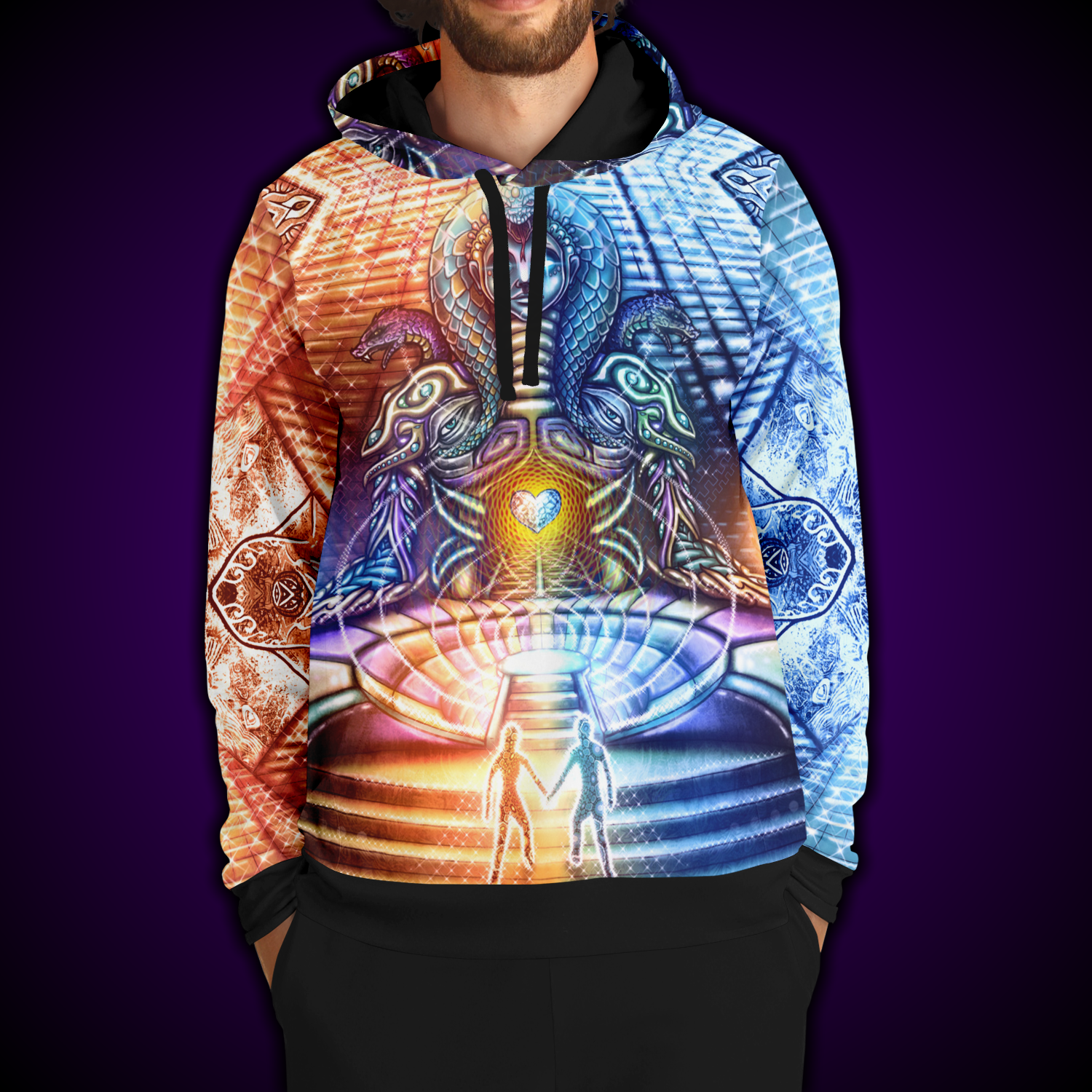 FireMoon FrozenSun | Salvia Droid Hoodie