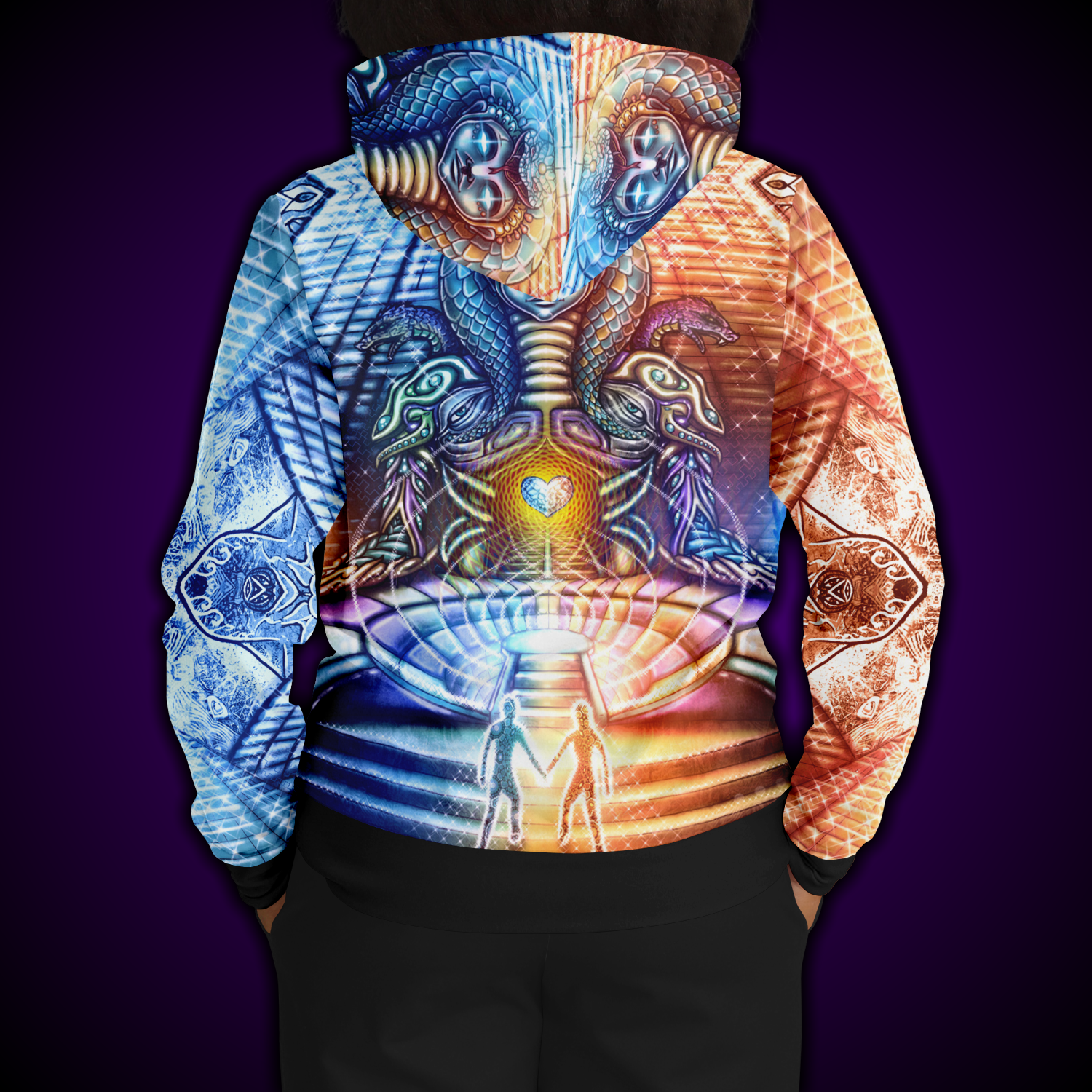 FireMoon FrozenSun | Salvia Droid Hoodie