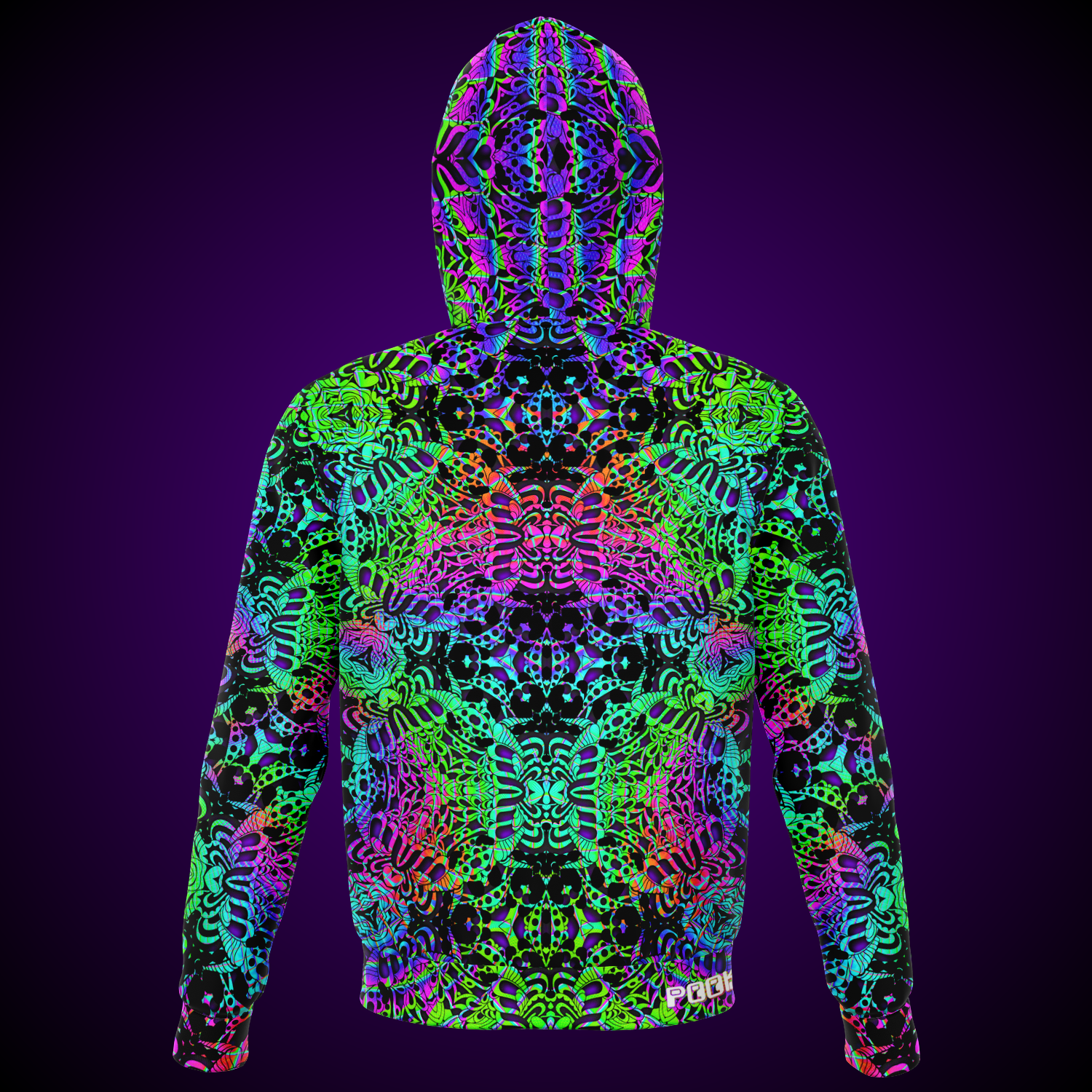 Psilocyber BTV - Zip-Up Fashion Hoodie