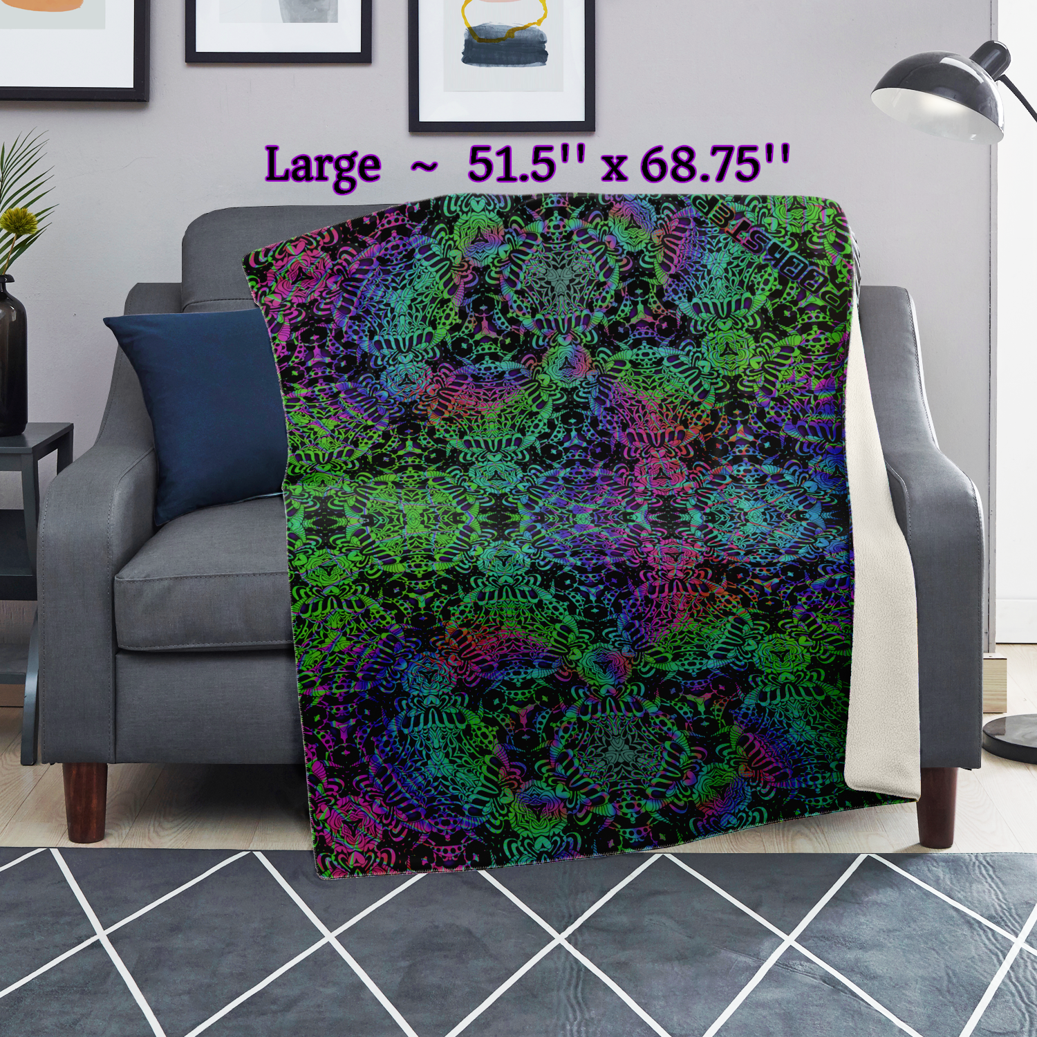 Psilocyber BTV - Microfleece Blanket