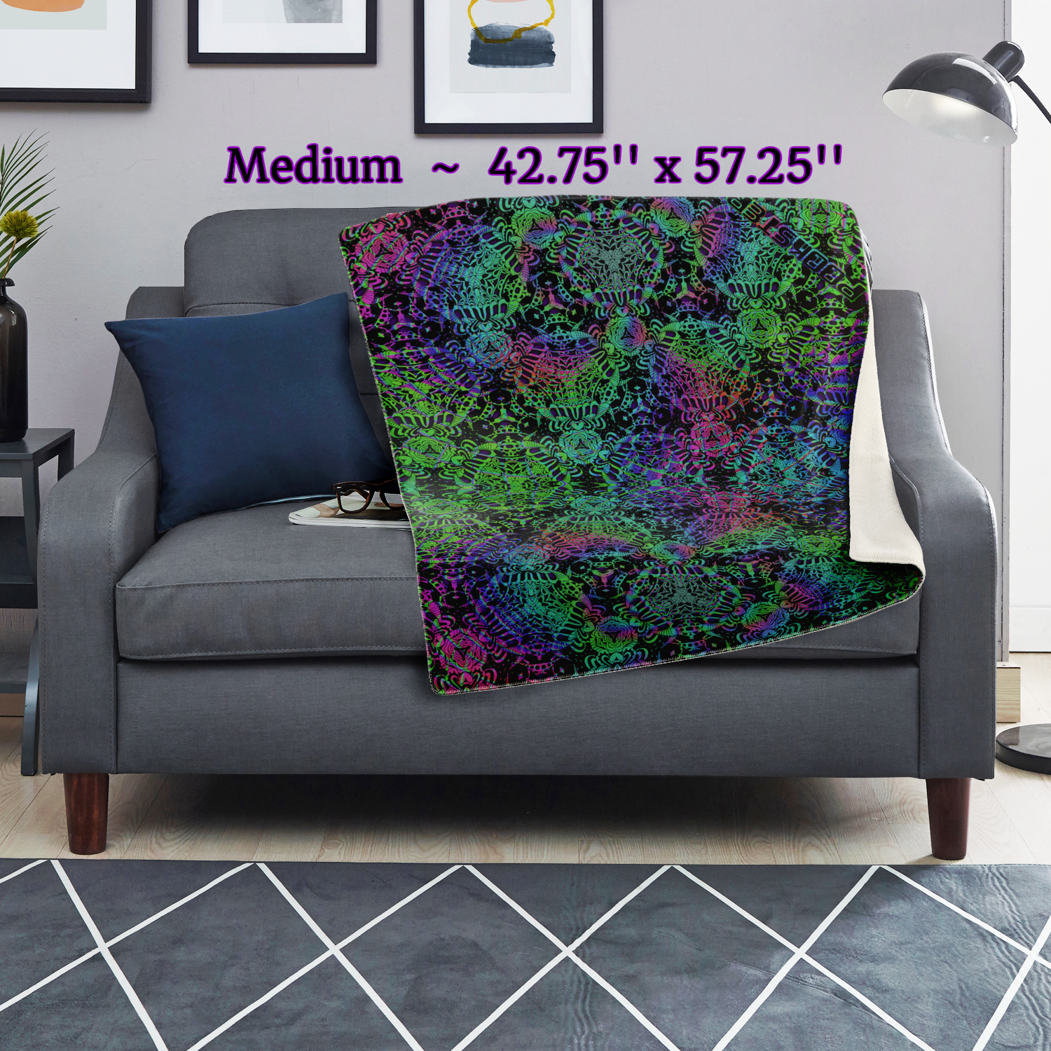 Psilocyber BTV - Microfleece Blanket