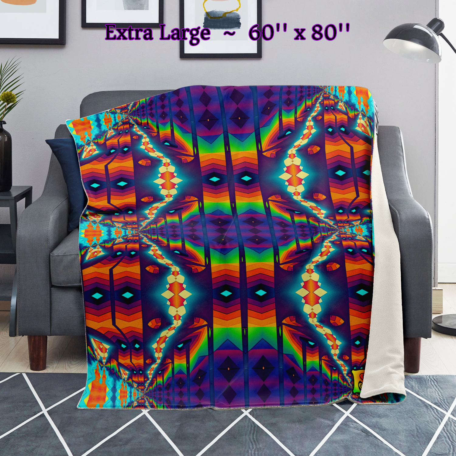 Kaleidospoops | Microfleece Blanket