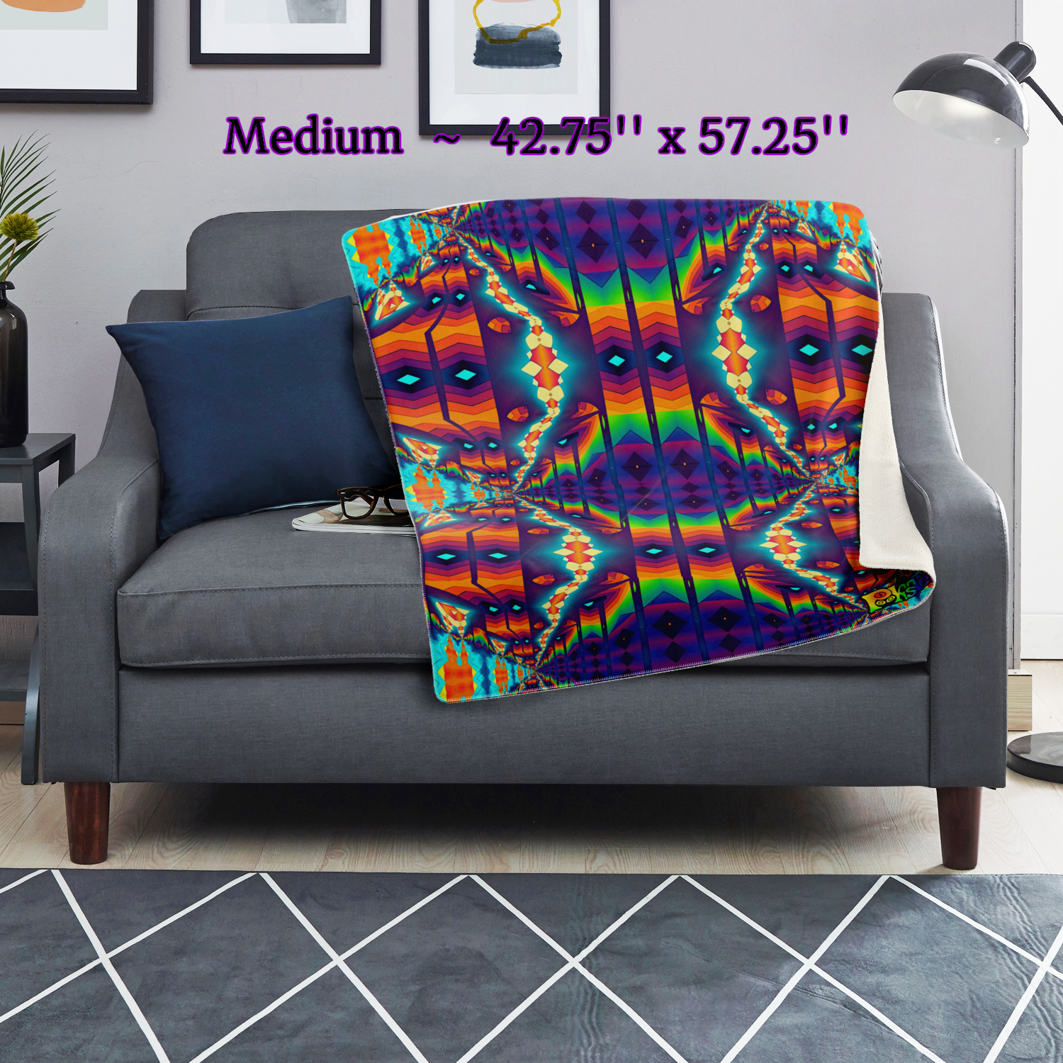 Kaleidospoops | Microfleece Blanket