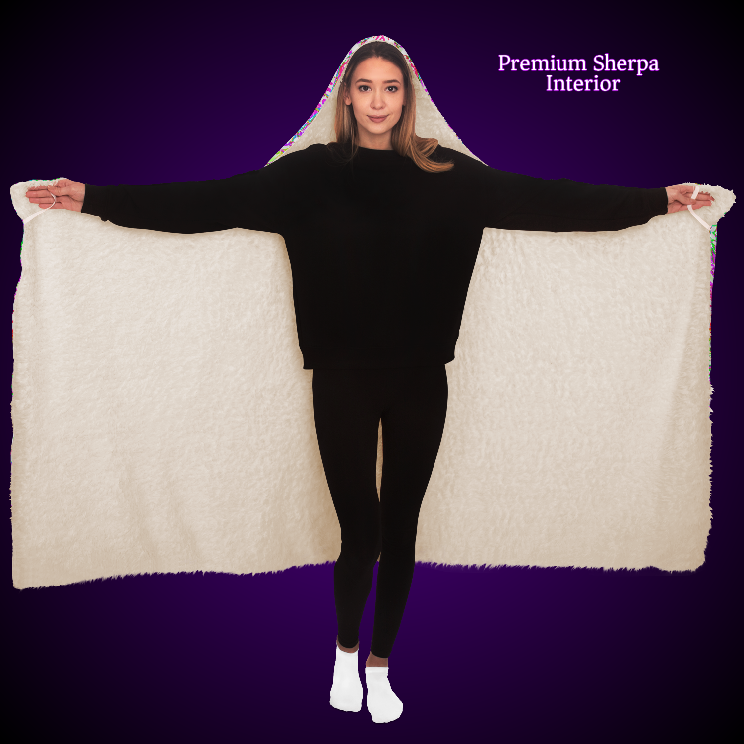 Psilocyber BTV - Hooded Blanket (Inverted)