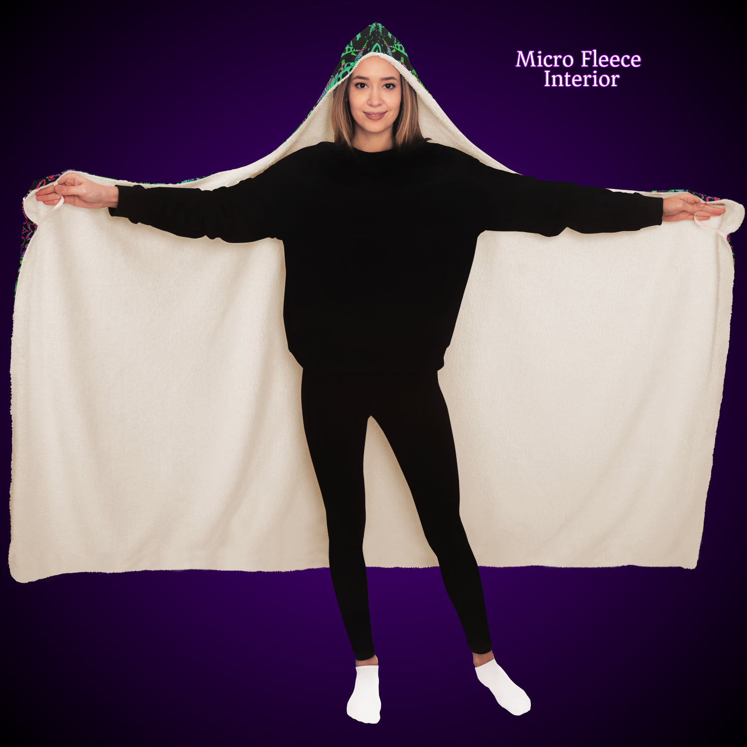 Psilocyber BTV - Hooded Blanket