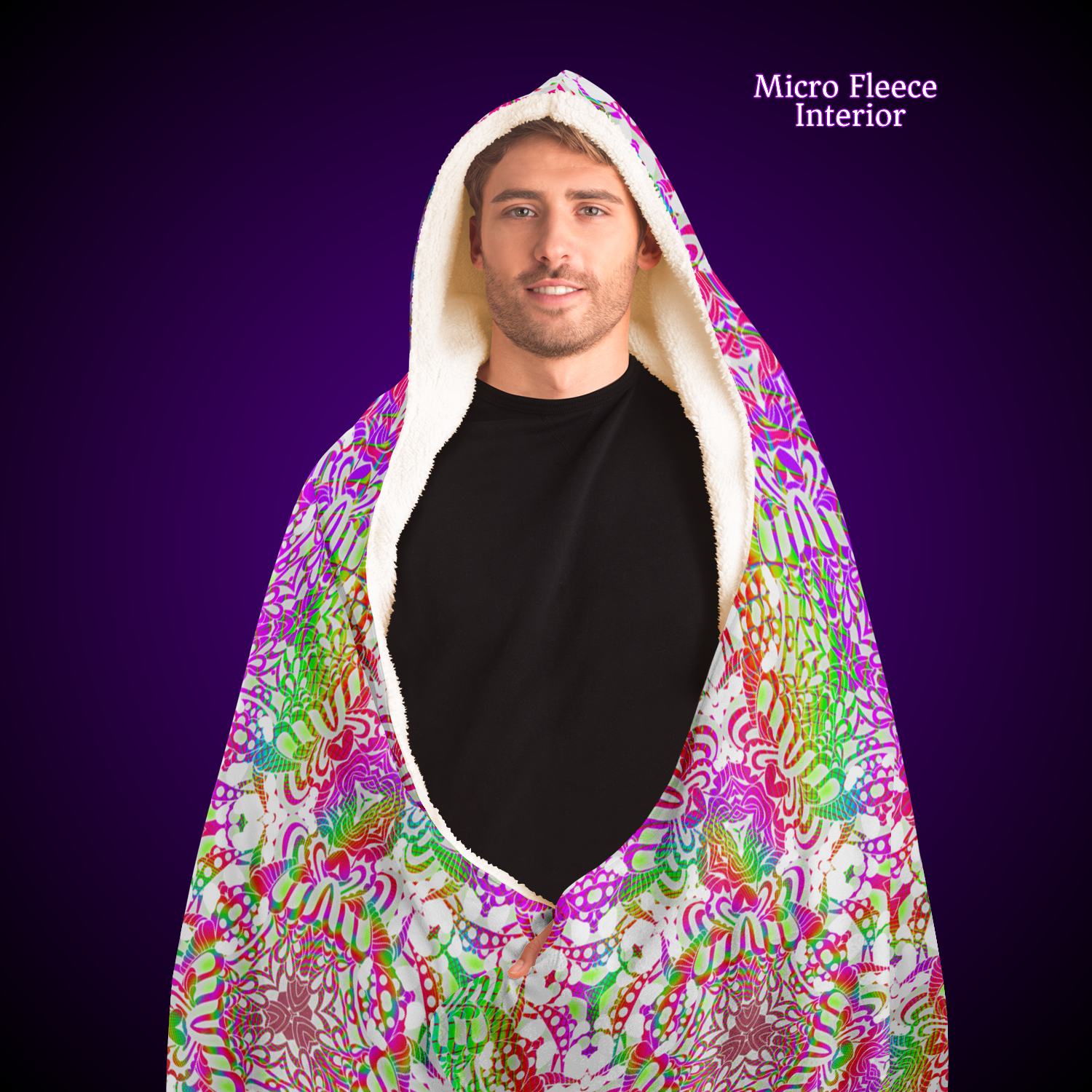 Psilocyber BTV - Hooded Blanket (Inverted)