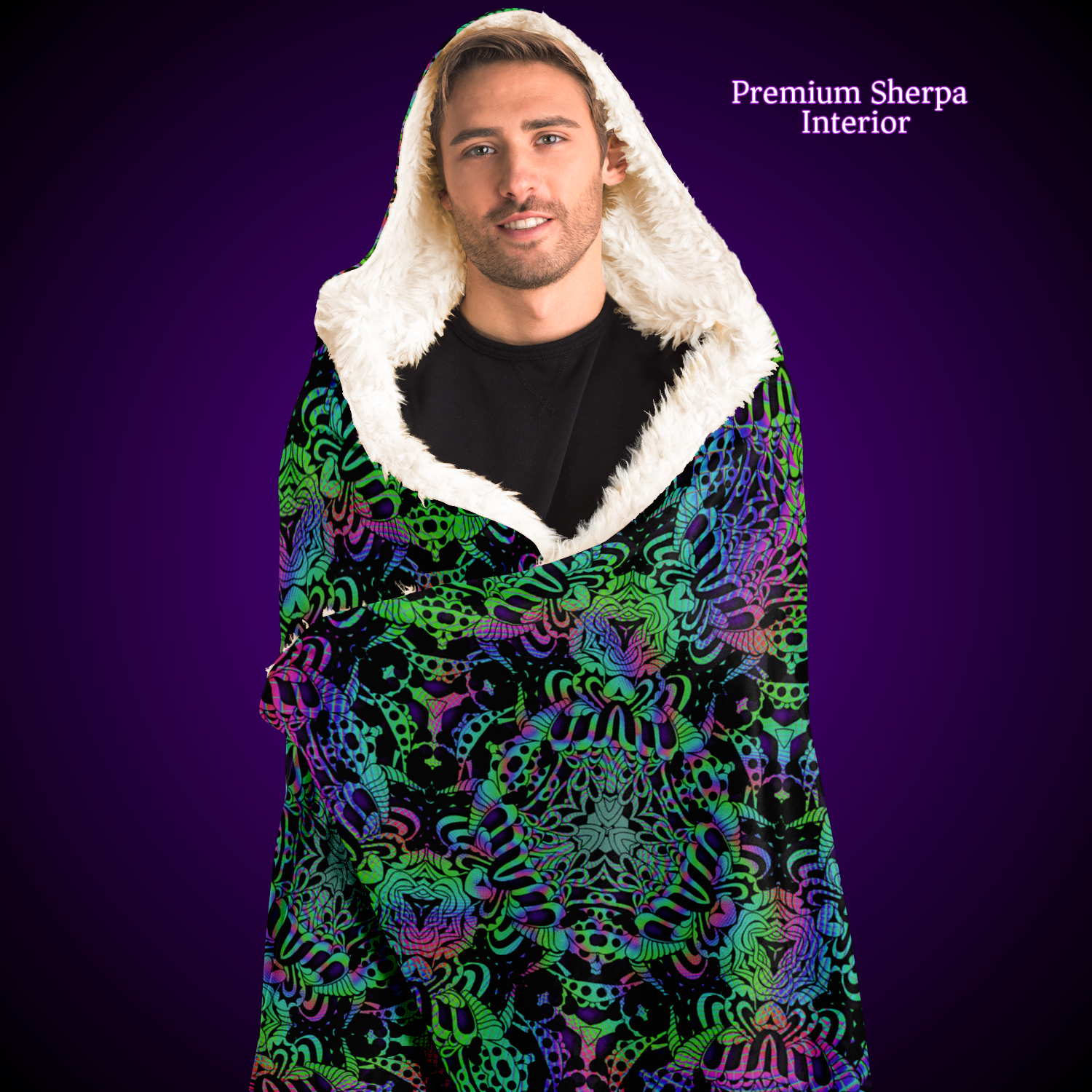 Psilocyber BTV - Hooded Blanket