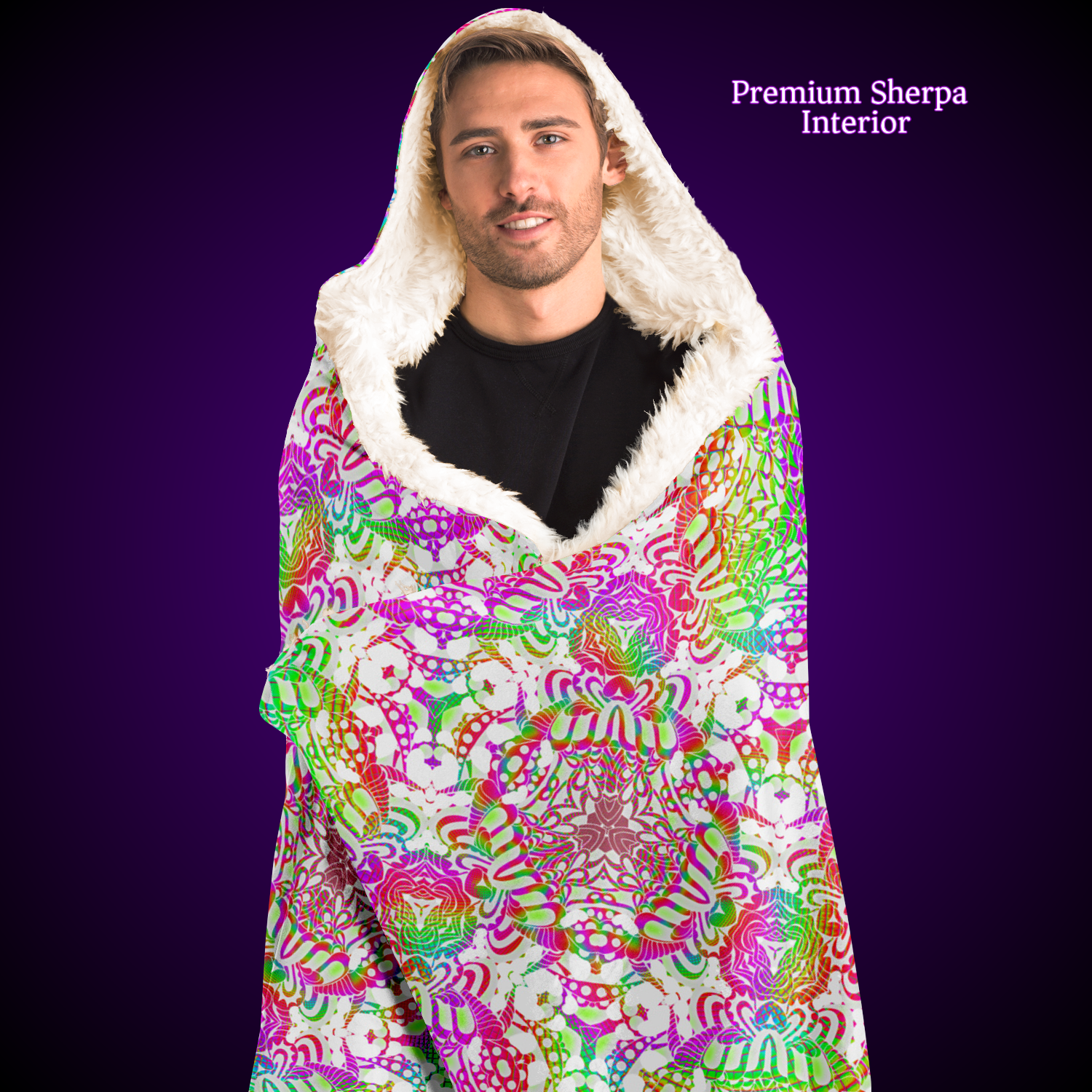 Psilocyber BTV - Hooded Blanket (Inverted)