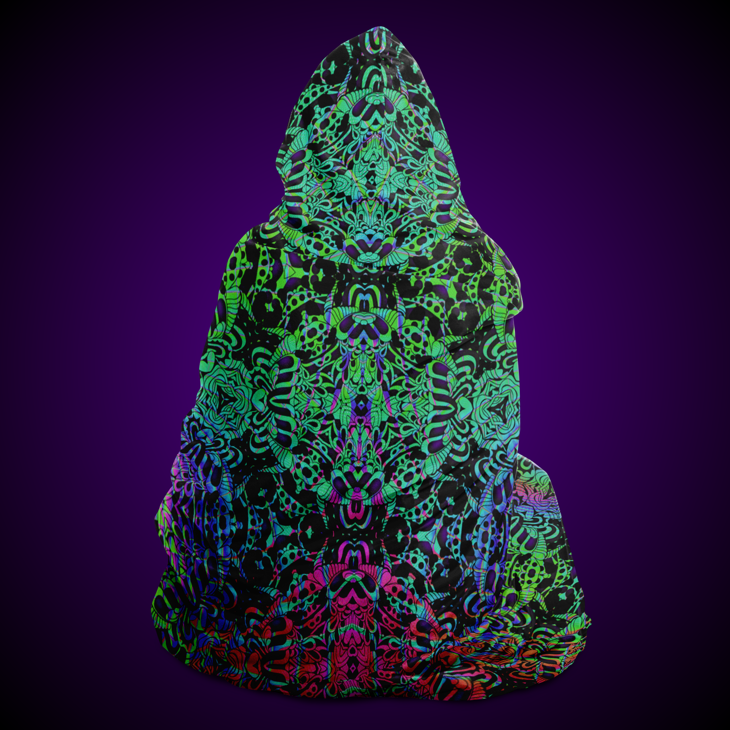 Psilocyber BTV - Hooded Blanket