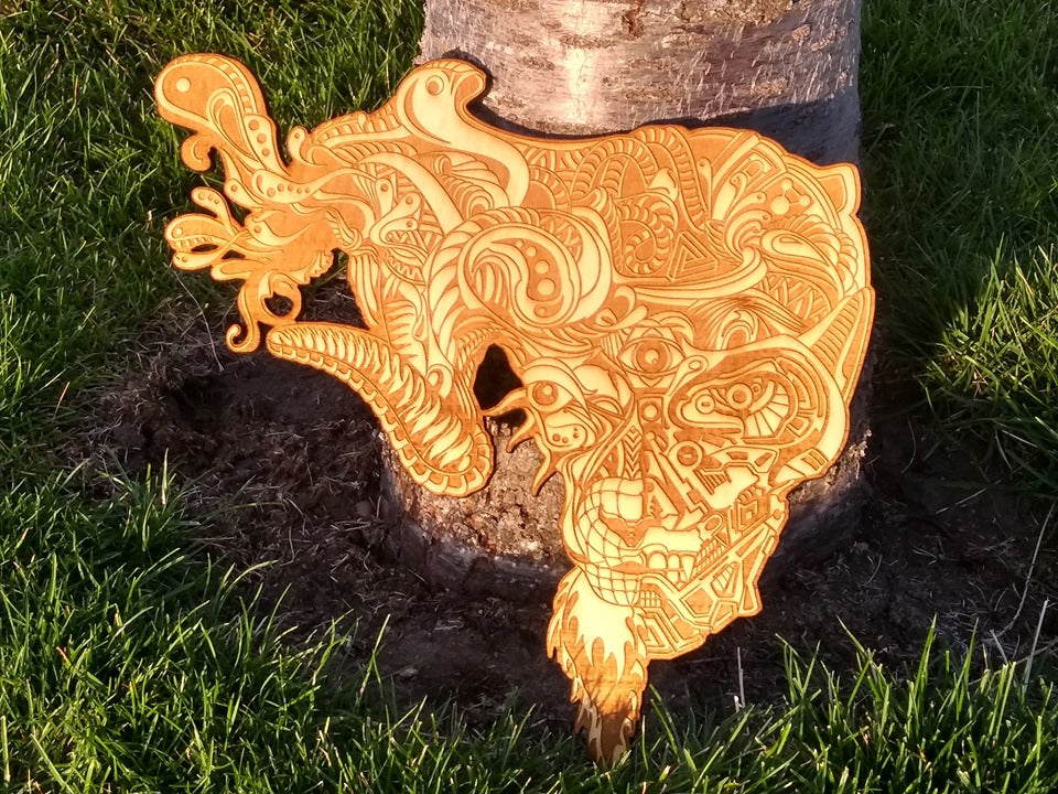 LE 20 Large G0A7 Wood Cut