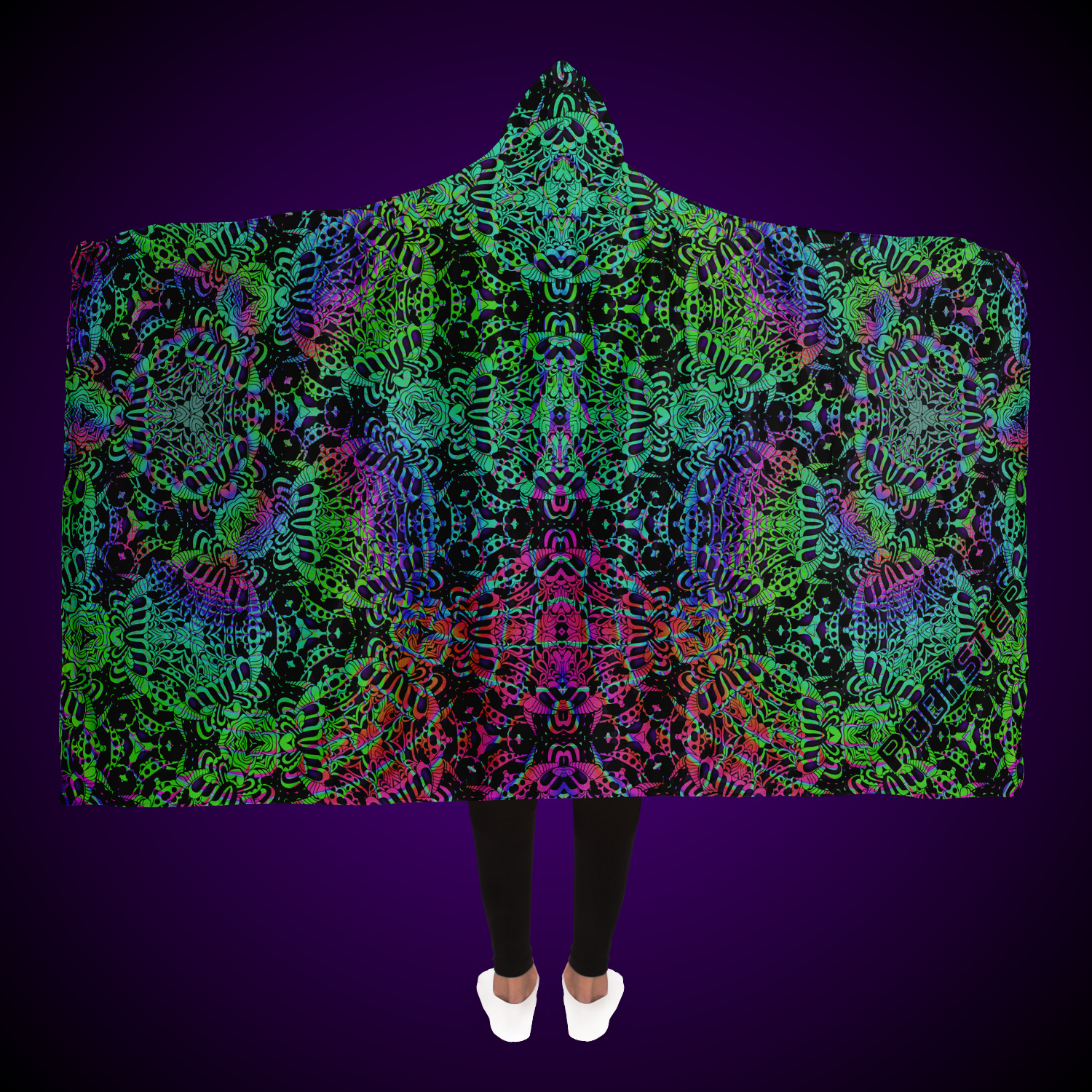 Psilocyber BTV - Hooded Blanket