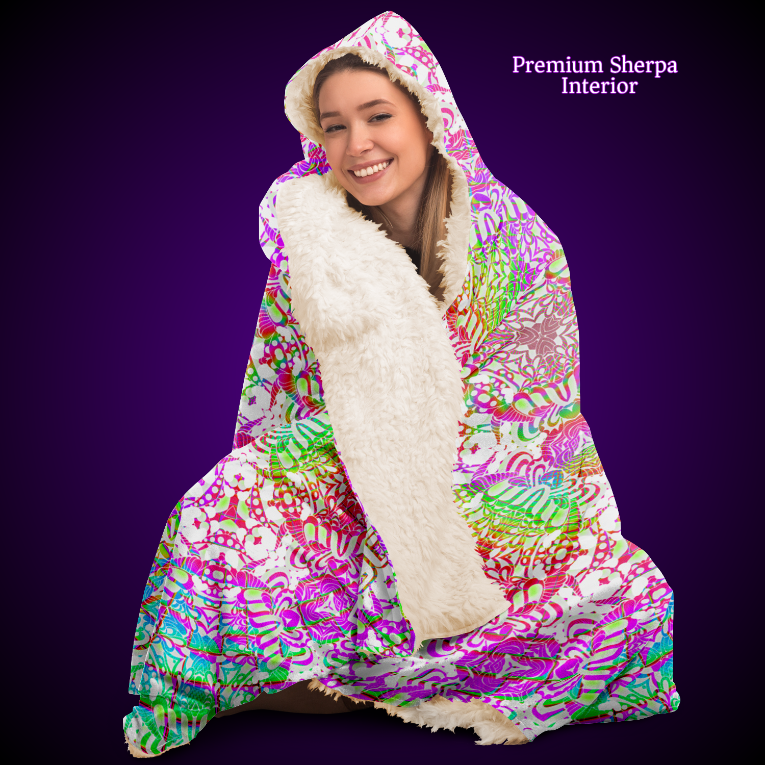 Psilocyber BTV - Hooded Blanket (Inverted)