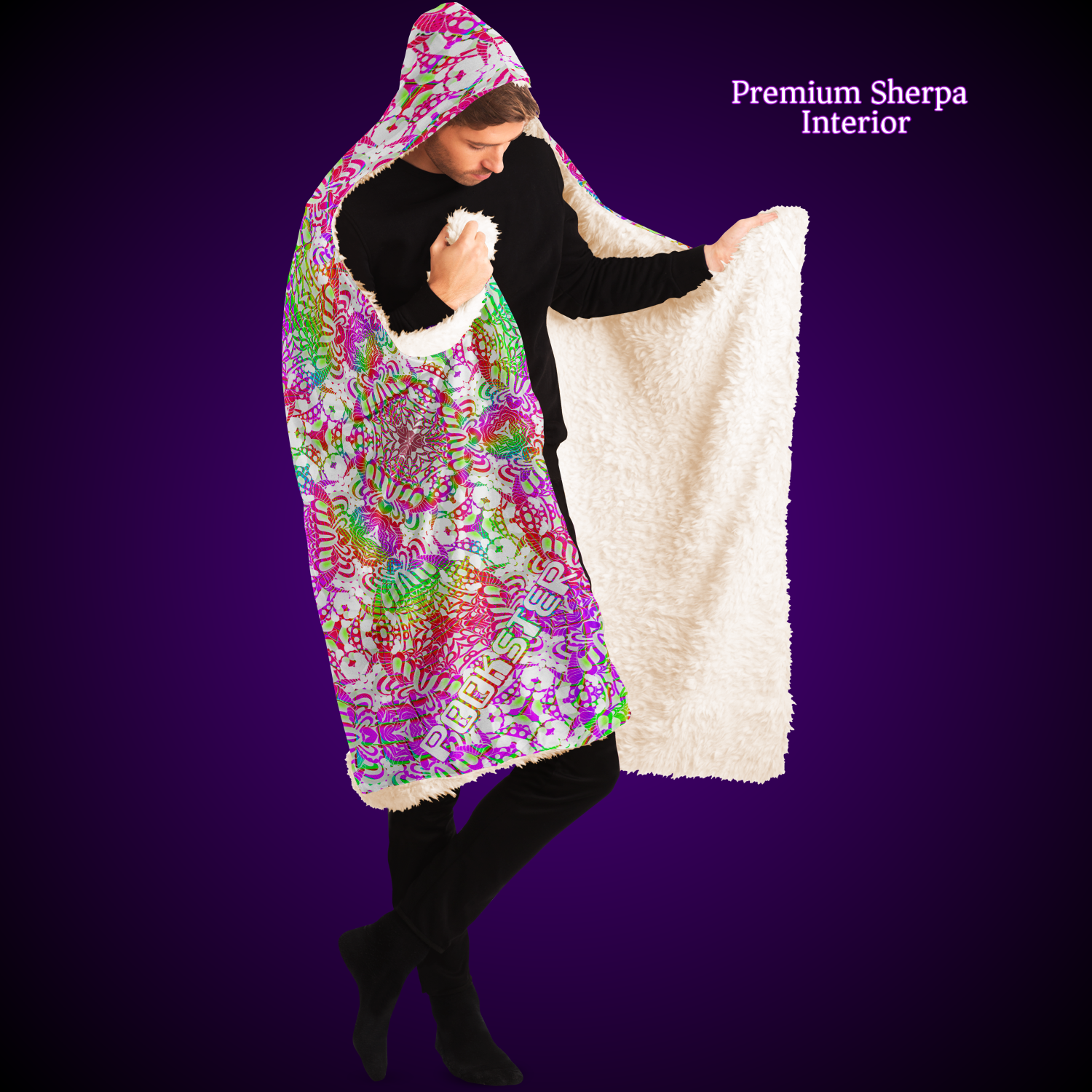 Psilocyber BTV - Hooded Blanket (Inverted)